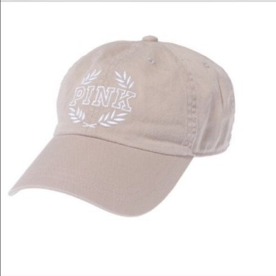 Victoria'a Secret PINK Campus Baseball Hat Cap Tan  eb-25776612
